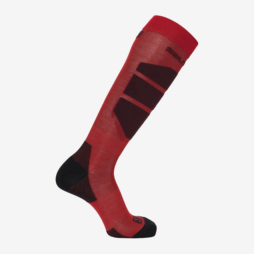 Chaussettes Salomon Homme Rouge - Salomon COMFORT - France (3240-IPXJU)